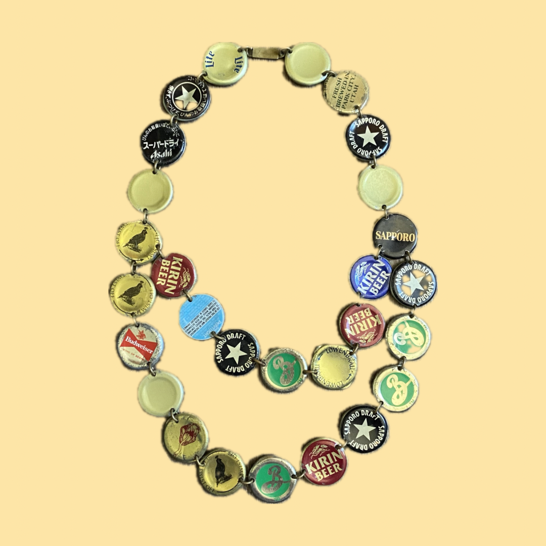 Bottle Cap Vintage Necklace Side 2