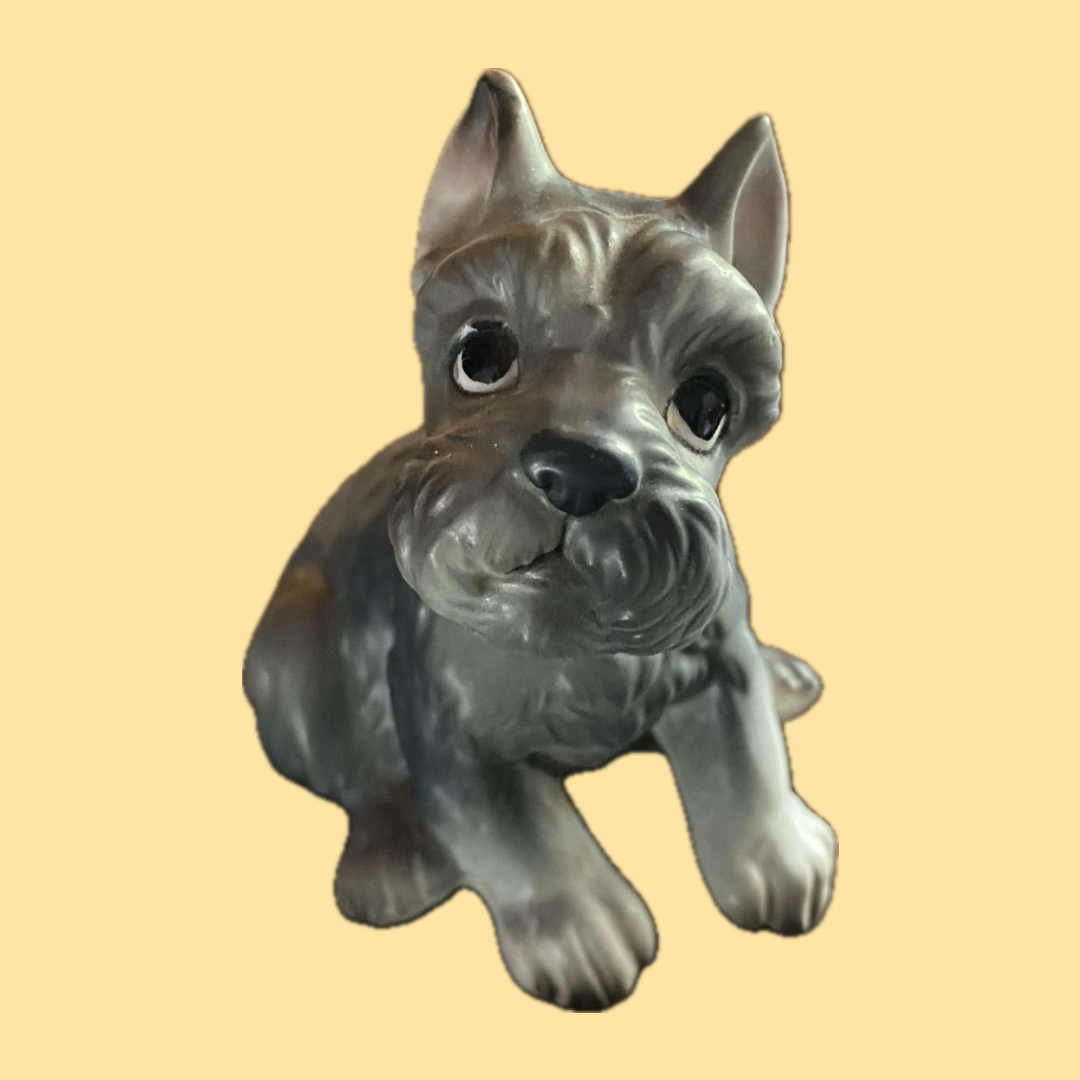 Lefton Schnauzer Miniature Porcelain