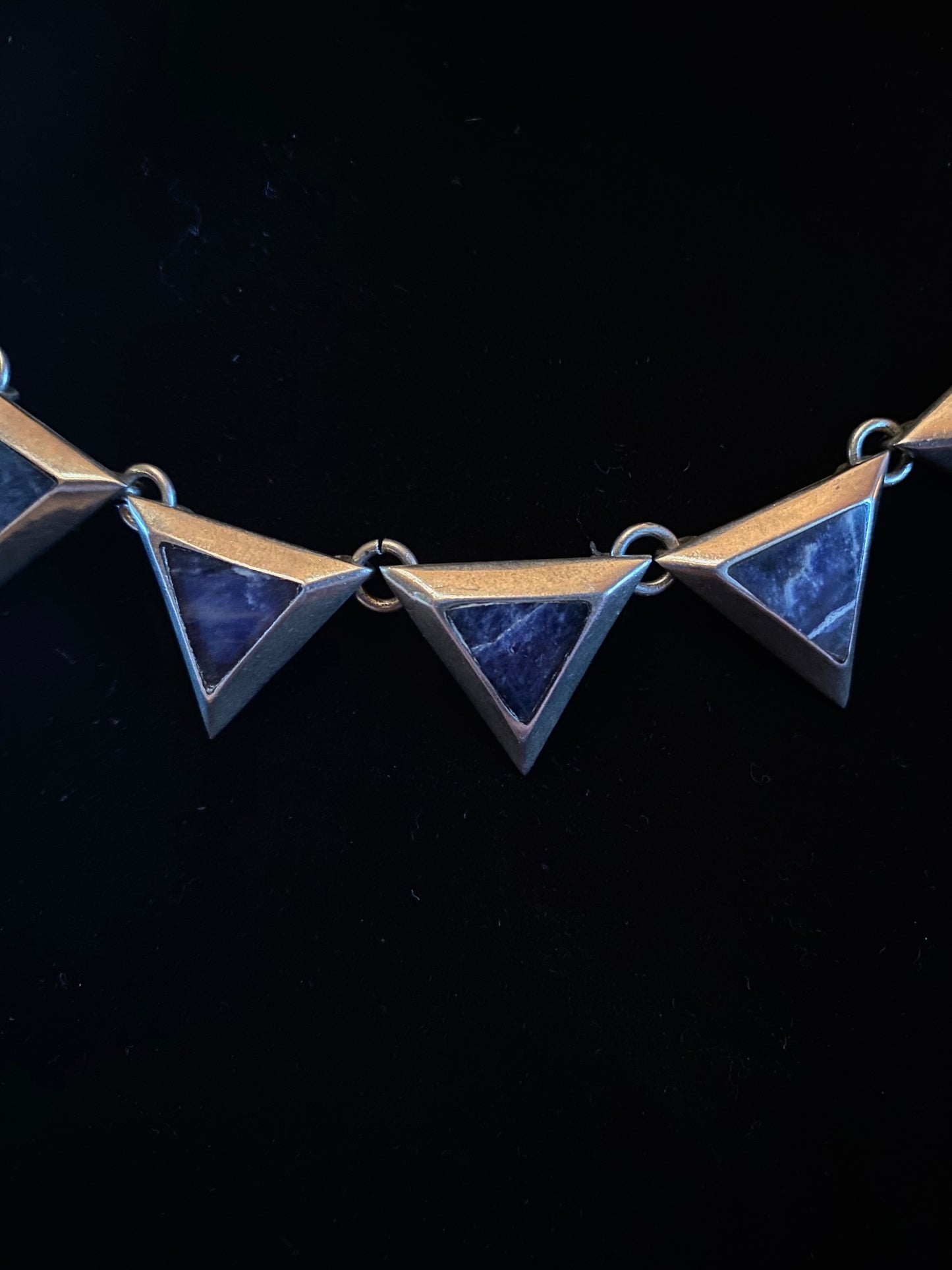 Sodalite Silver Necklace