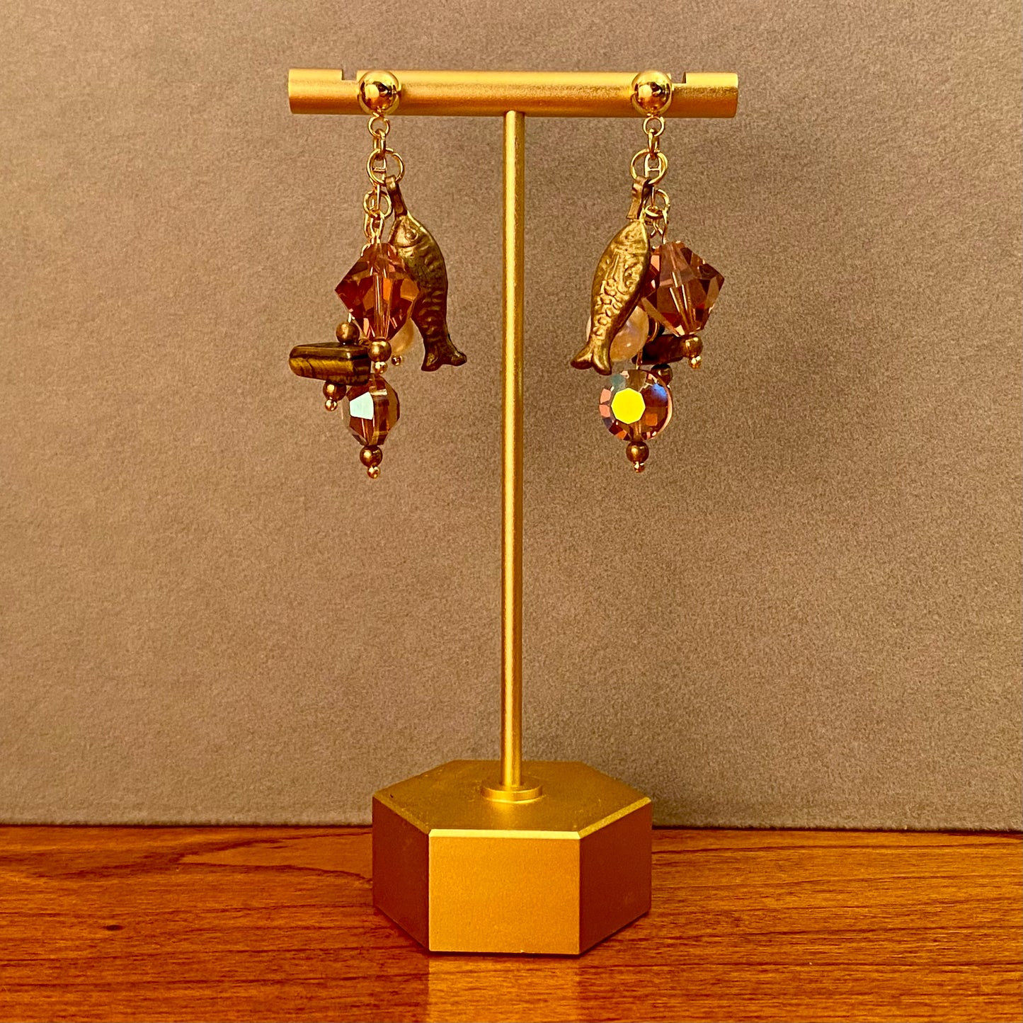Mermaid Inspired Nouveau Earrings