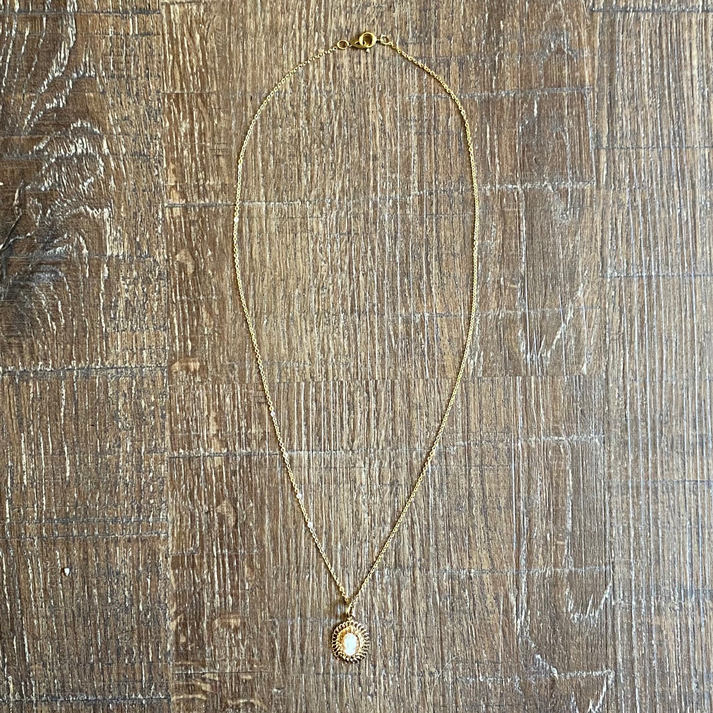 Vintage Amco Cameo Necklace Full view