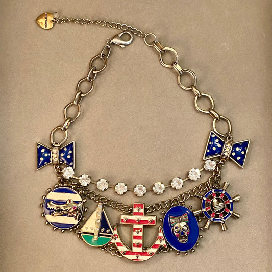 Betsey Johnson Sailing Statement Necklace Full