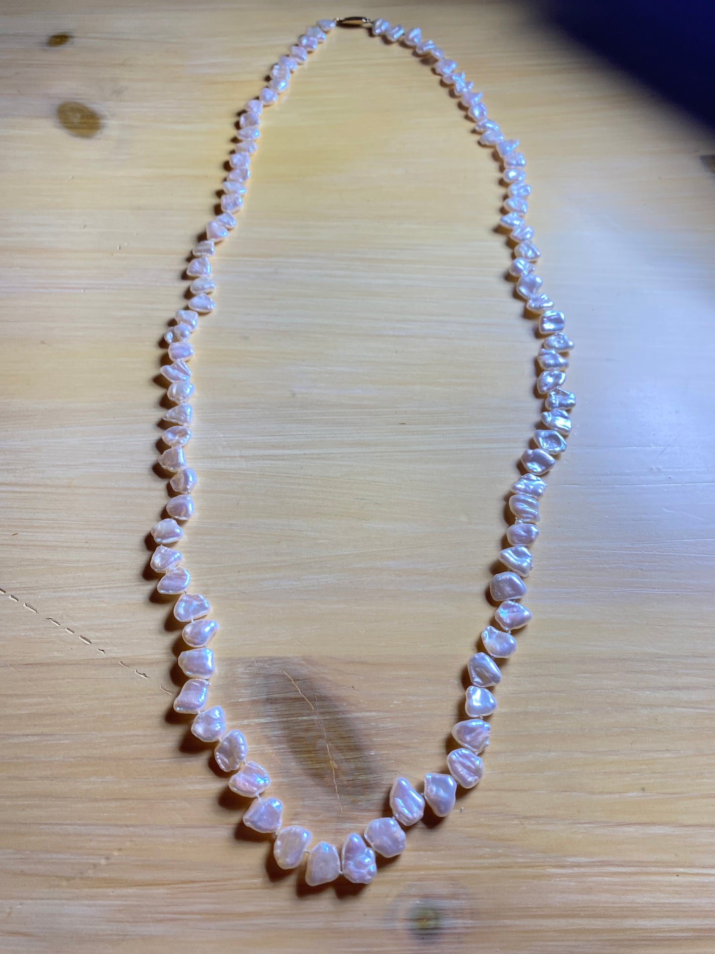 Biwa Pearl Necklace