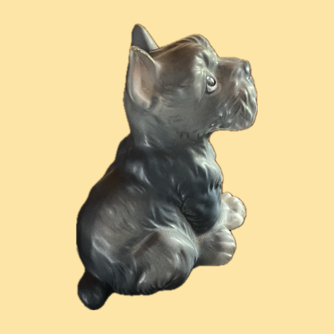 Lefton Schnauzer Miniature Porcelain Side