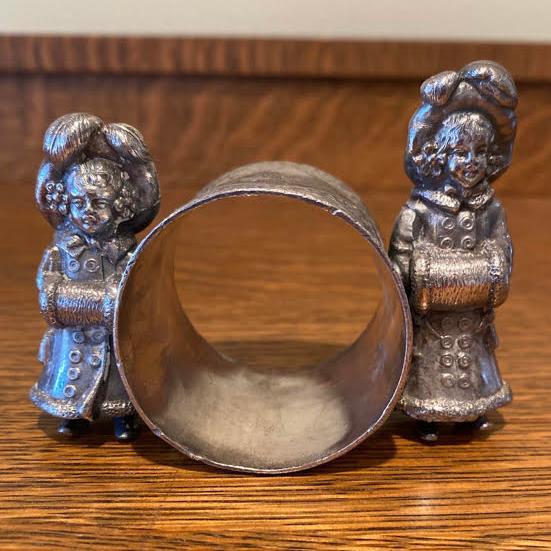 Silverplate Napkin Ring - Napkin Ring Maker Unknown # 380