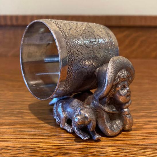 Silverplate Napkin Ring Maker Unknown No Number