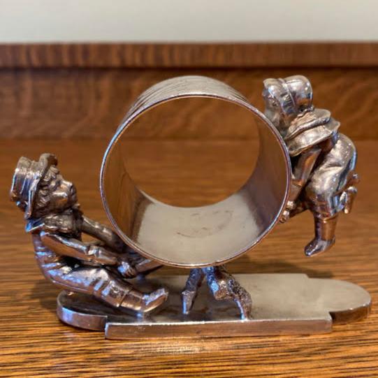 Silverplate Napkin Ring - Simpson, Hall, Miller & Co. # 029