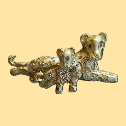 St John Leopards Brooch